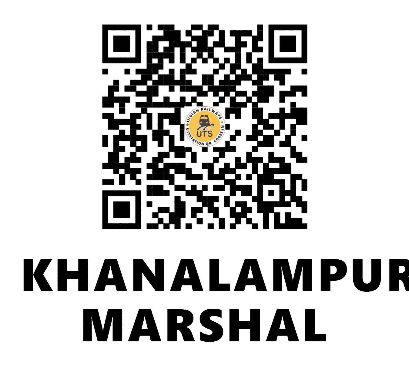 UTS QR Code for KHANALAMPURA MARSHAL - KJGY (NR - UTTAR PRADESH)